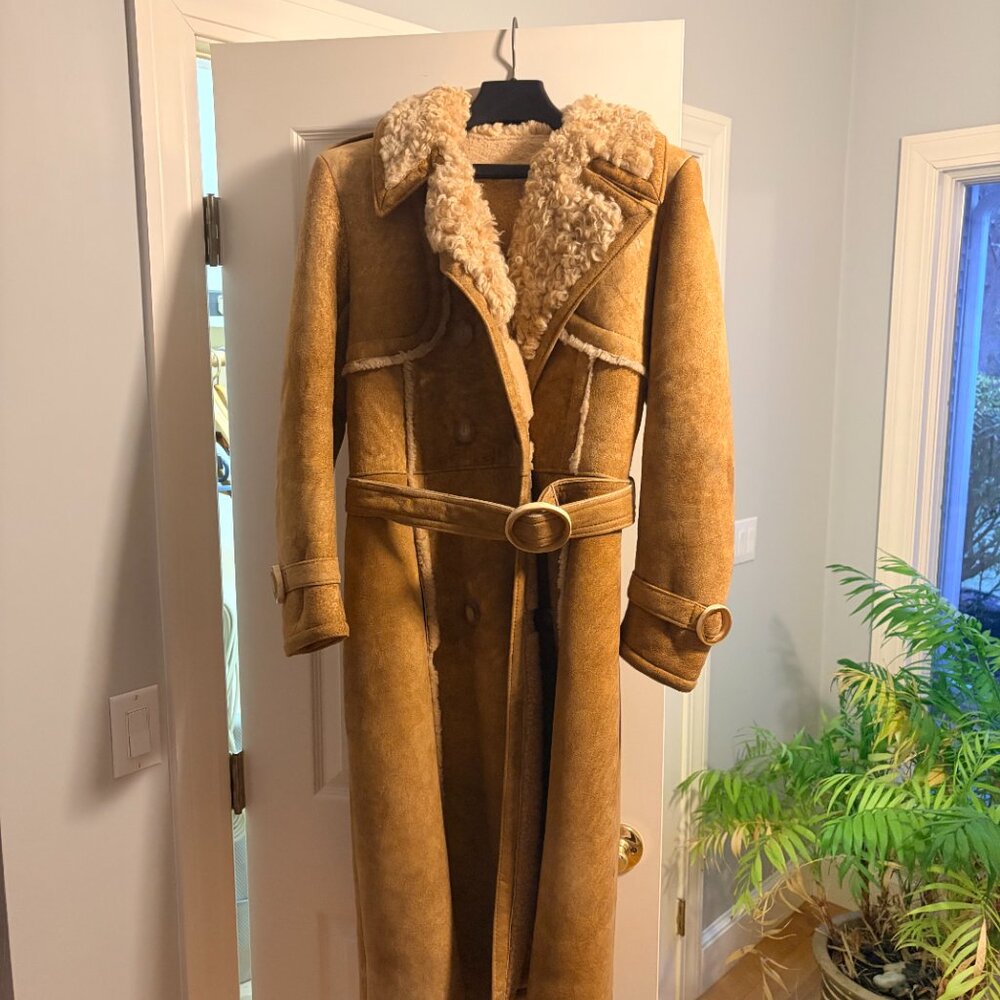 Vintage Sawyer of Napa Shearling (Lamb) Coat circa- 1970-1980's Western Luxe